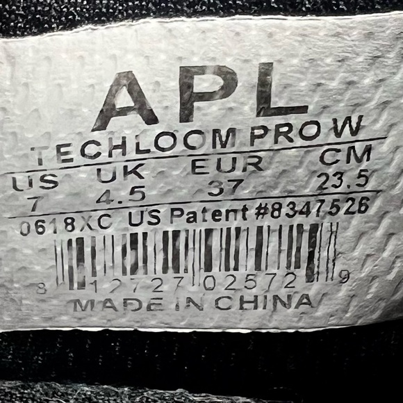 APL Techloom Shoes Women Size 7 Pro Midnight Rose Gold black Athletic Sneakers - Picture 5 of 6